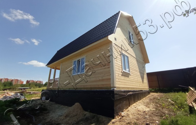 3 Брусовая баня  Б-34, 6х9м, 94.5 М², Московская область, Дмитровский район, деревня Совельево. (5)